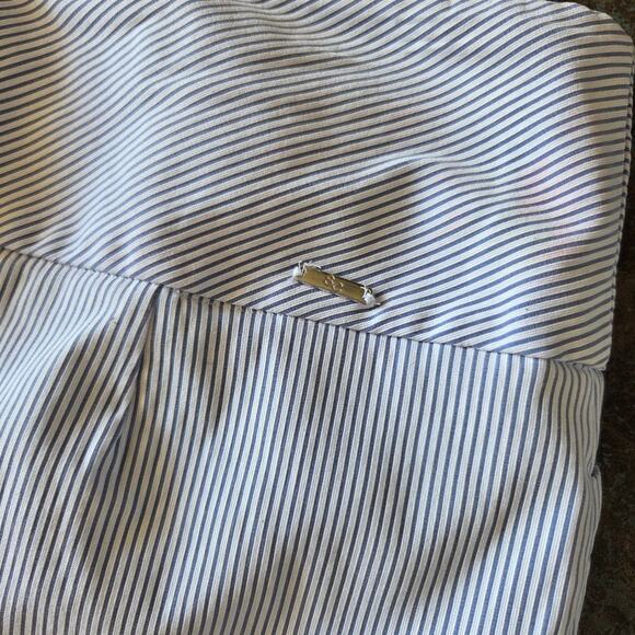 Swing Control Women's Golf Skirt Skort Size S Blue White Pin Stripe Pickleball - Picture 7 of 7